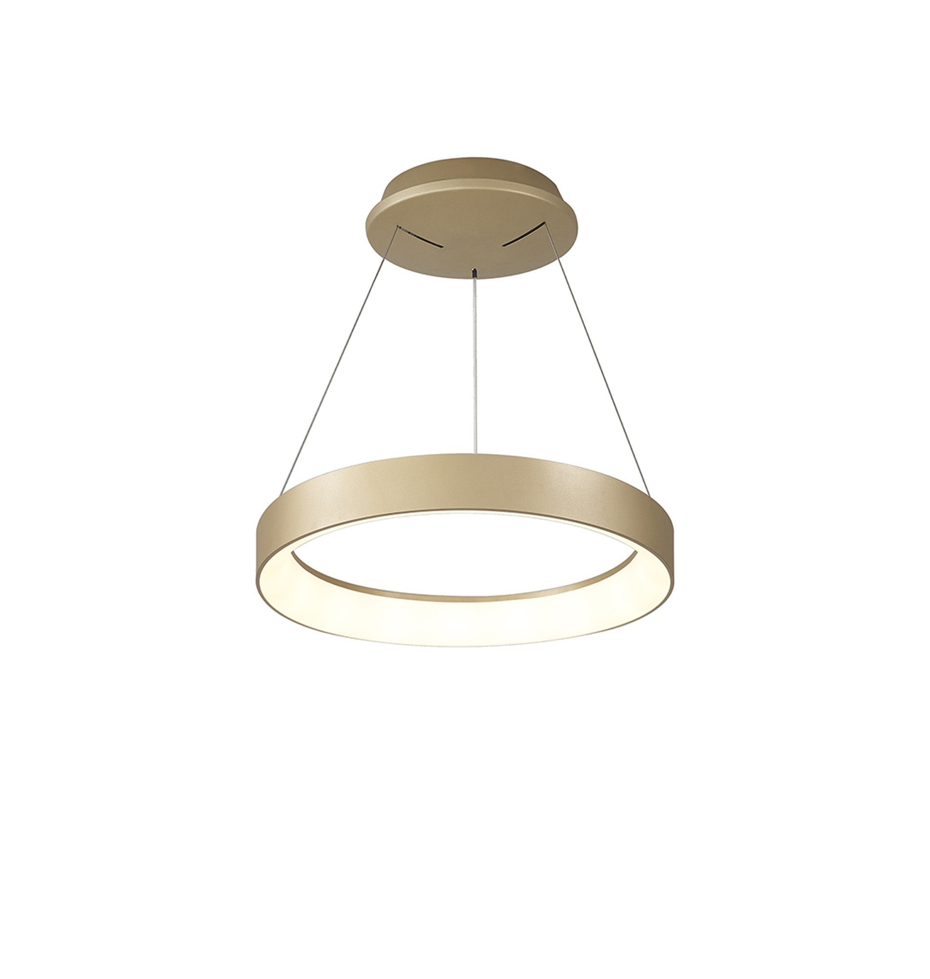 M8627  Niseko II Ring Pendant 38cm 30W LED Gold